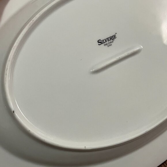 Vintage Silverie Fine China 14" x 10.25" Oval Platter - Picture 11 of 12
